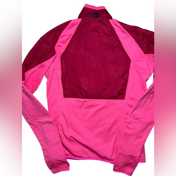 Marmot Pink Half-Zip Pullover Jacket Size Small - Picture 2 of 3